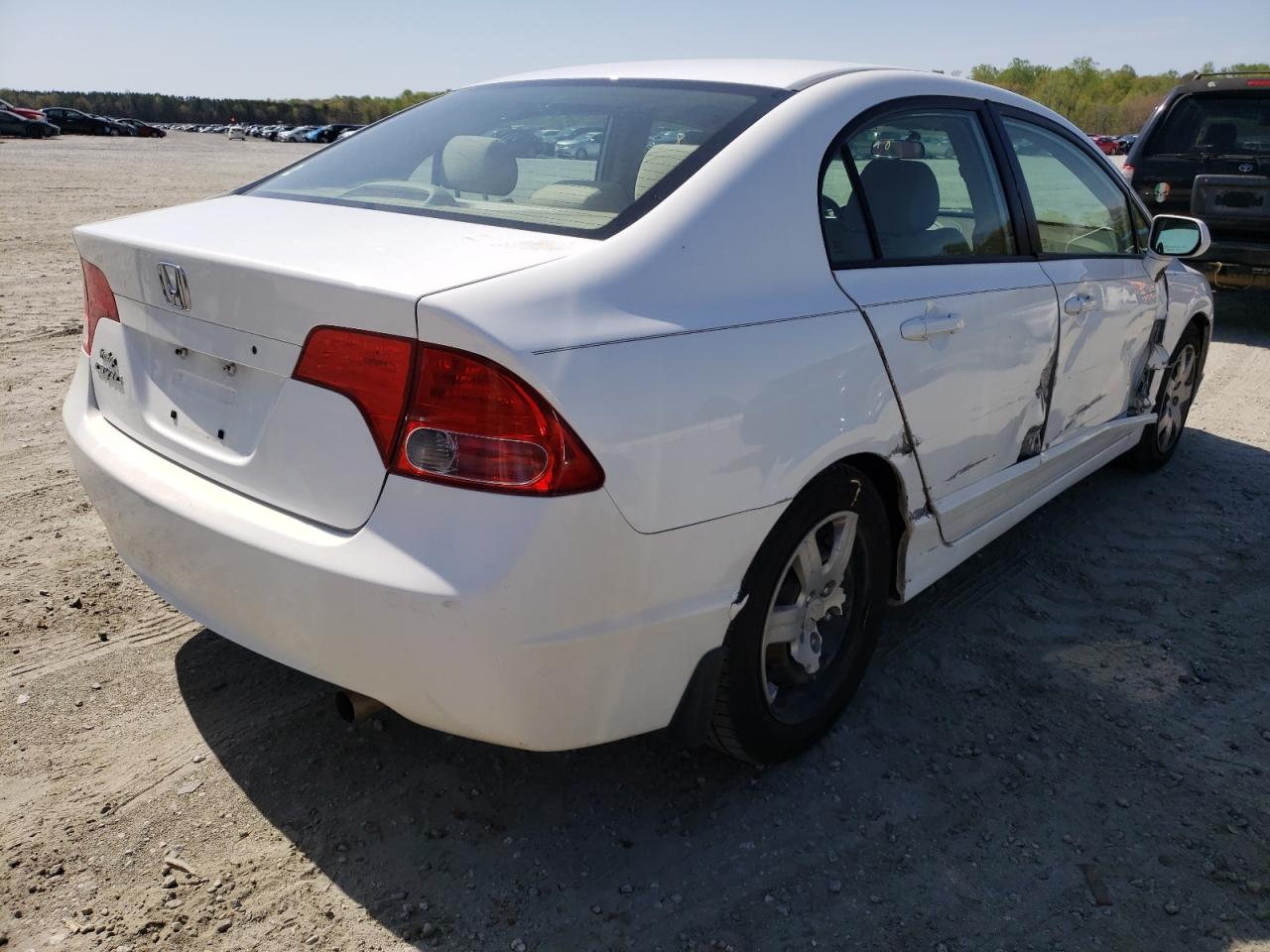 Photo 4 from auction – 2008 HONDA CIVIC LX with VIN 2HGFA16558H357831