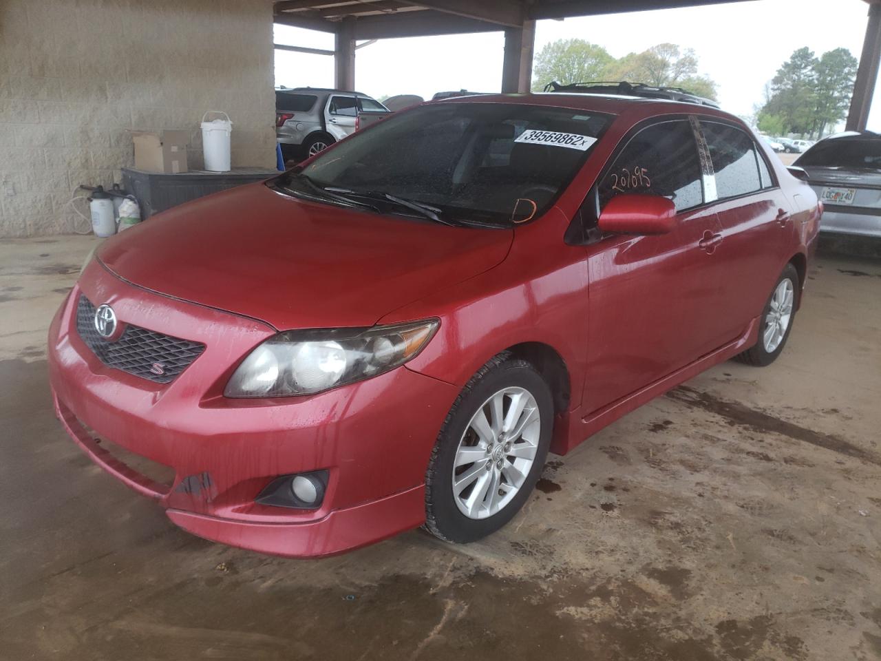 Photo 2 from auction – 2009 TOYOTA COROLLA BA with VIN 1NXBU40E89Z082657