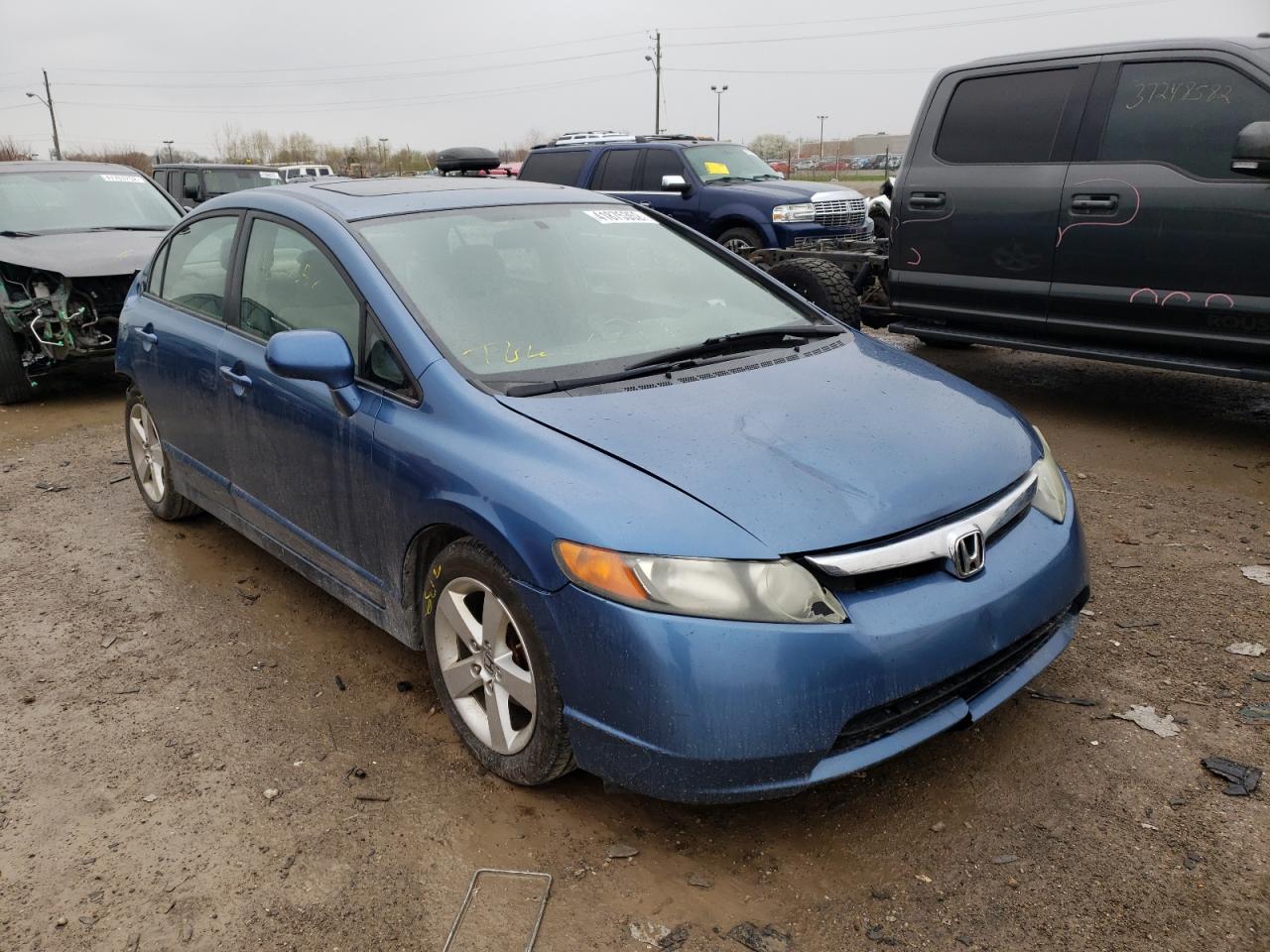 HONDA CIVIC EX 2007 with VIN 1HGFA16897L120528 - Photo from auction