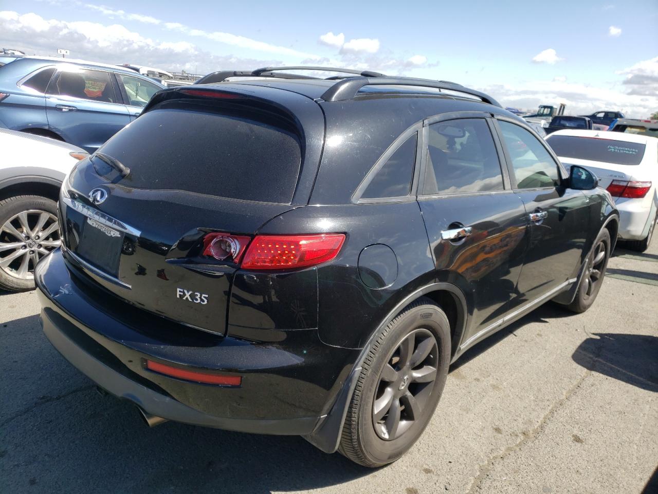 Photo 4 from auction – 2005 INFINITI FX35 with VIN JNRAS08U55X101510