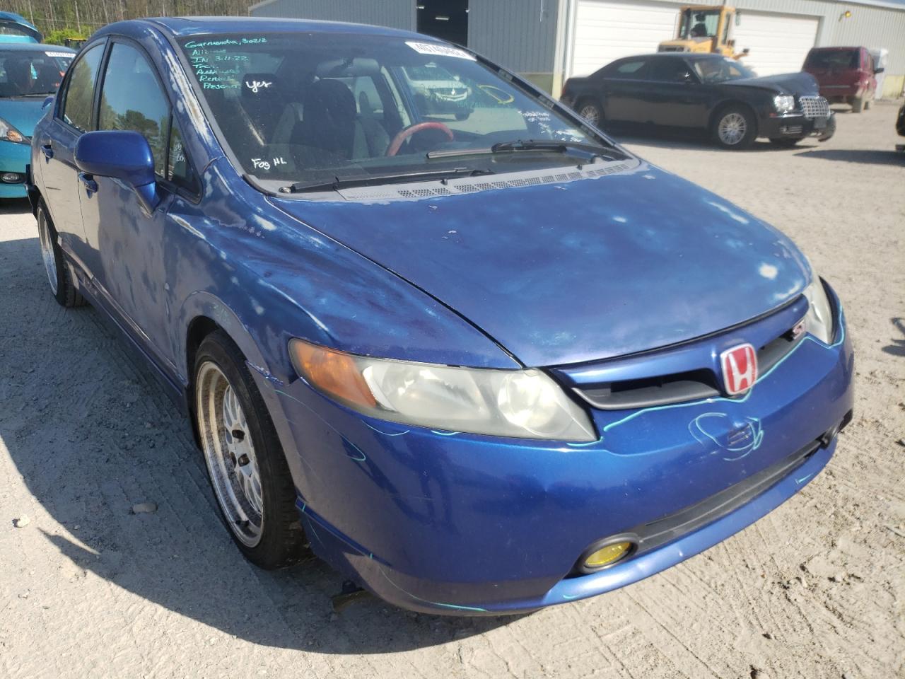 Photo 13 from auction – 2007 HONDA CIVIC SI with VIN 2HGFA55507H711620