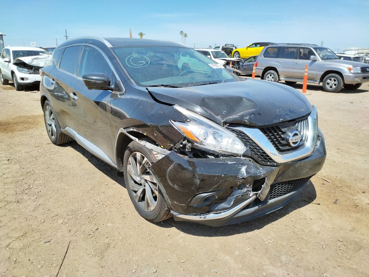 Photo 1 from auction – 2016 NISSAN MURANO S with VIN 5N1AZ2MG3GN115763