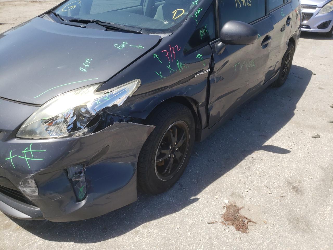 Photo 9 from auction – 2012 TOYOTA PRIUS with VIN JTDKN3DU3C1516683
