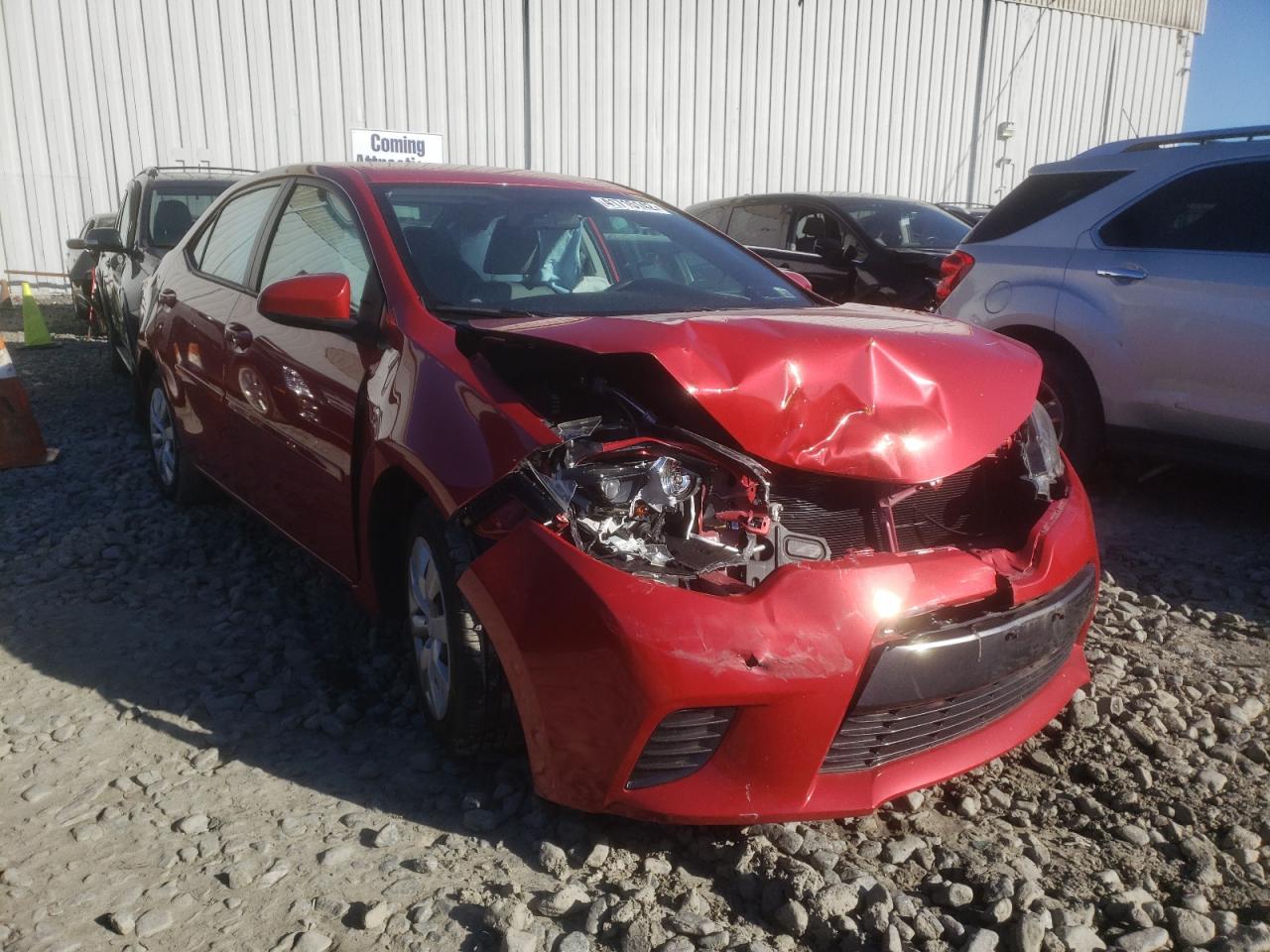 TOYOTA COROLLA L 2015 with VIN 2T1BURHE5FC391887 - Photo from auction