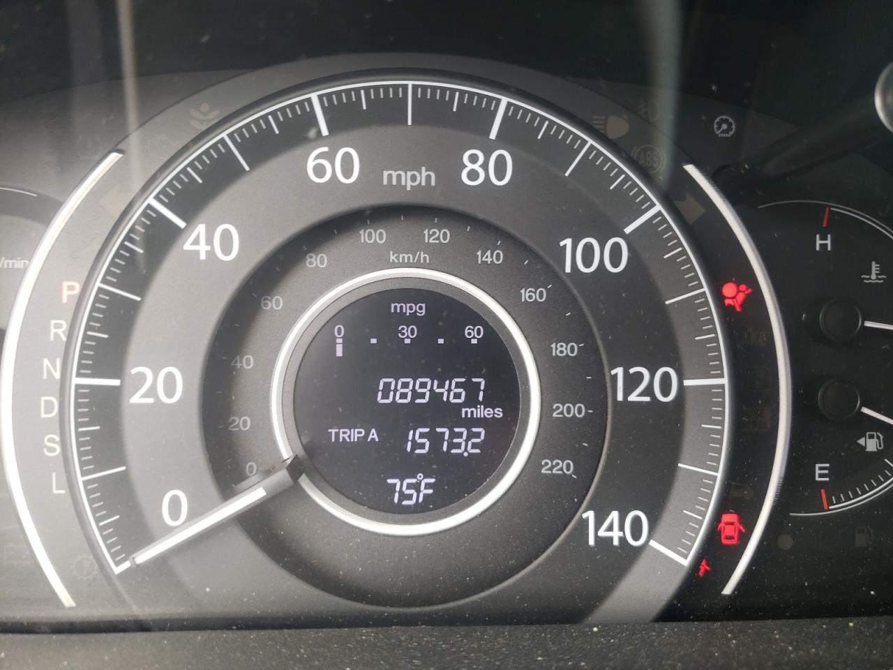 Photo 8 from auction – 2015 HONDA CR-V EXL with VIN 2HKRM3H72FH503202