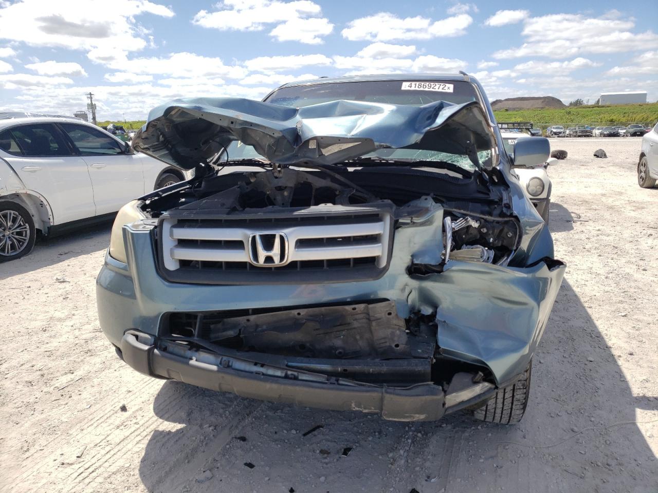 Photo 9 from auction – 2007 HONDA PILOT EXL with VIN 5FNYF18667B002315