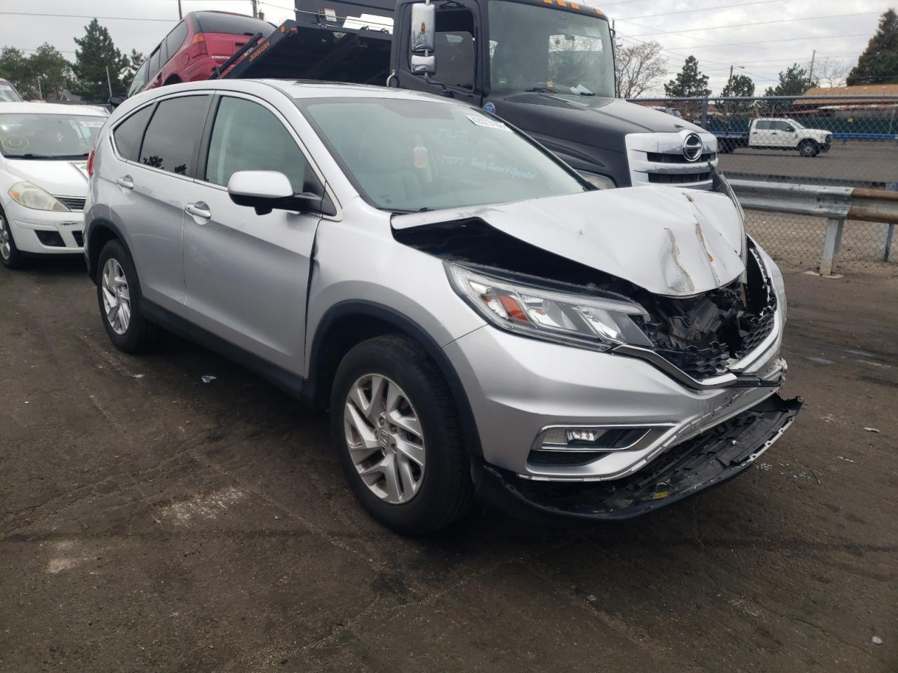 HONDA CR-V EX 2015 with VIN 2HKRM4H59FH614303 - Photo from auction