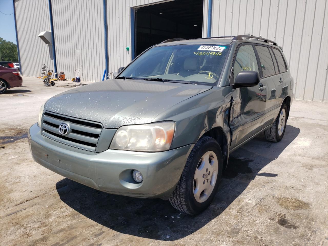 Photo 2 from auction – 2007 TOYOTA HIGHLANDER with VIN JTEDP21A470147976