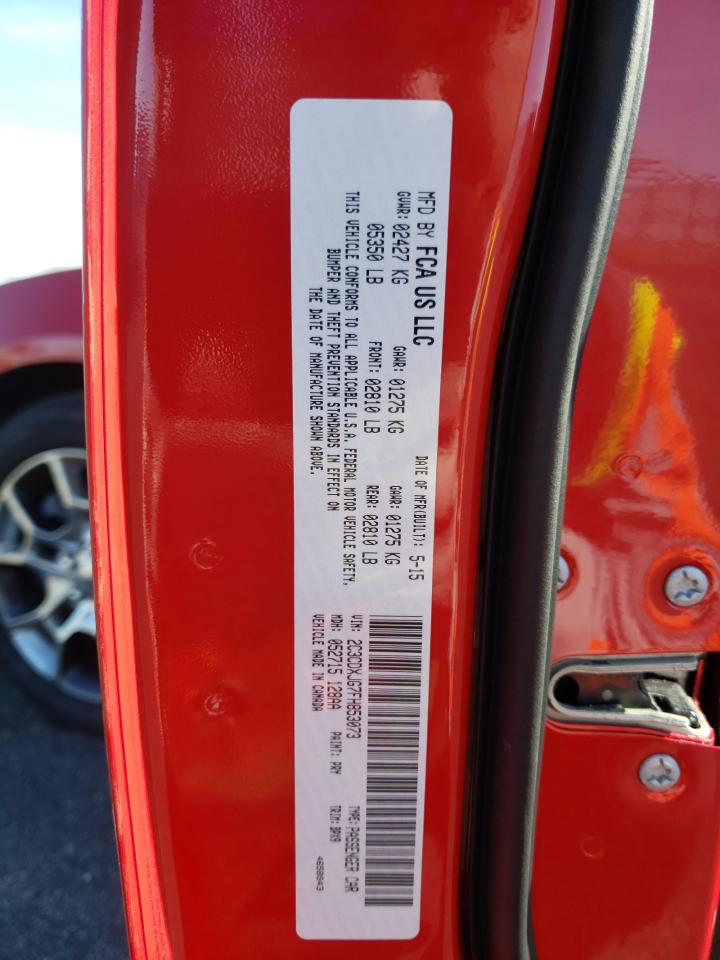 صورة رقم 10 من المزاد - 2015 DODGE CHARGER SX مع VIN 2C3CDXJG7FH853073