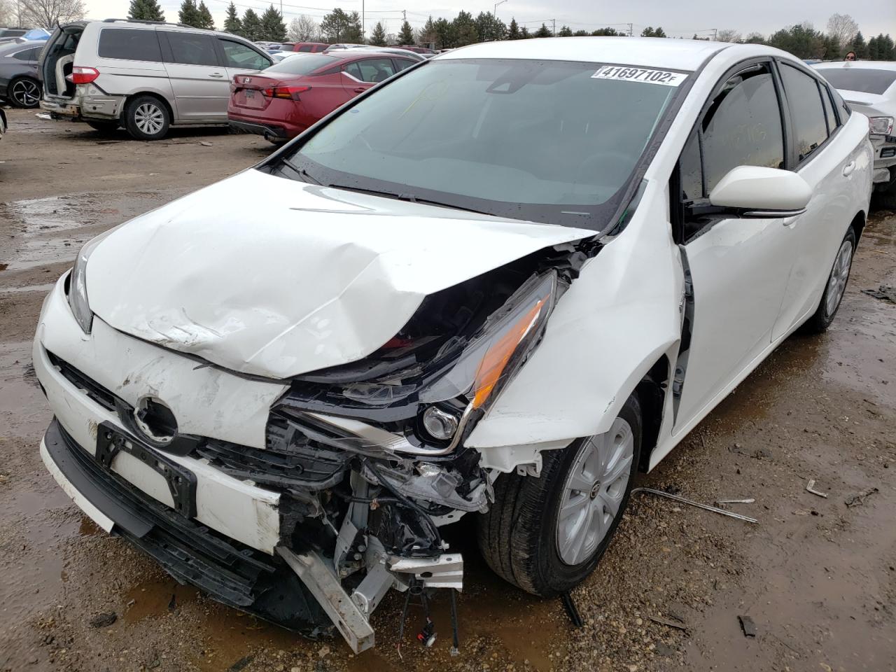 Photo 2 from auction – 2019 TOYOTA PRIUS with VIN JTDKARFUXK3075312