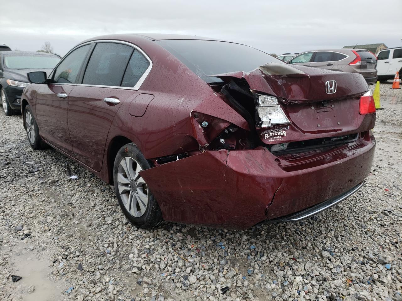 Photo 3 from auction – 2014 HONDA ACCORD LX with VIN 1HGCR2F39EA197236