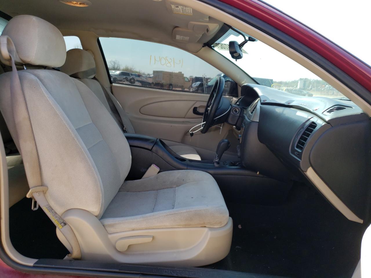 Photo 5 from auction – 2006 CHEVROLET MONTE CARL with VIN 2G1WK151369193473