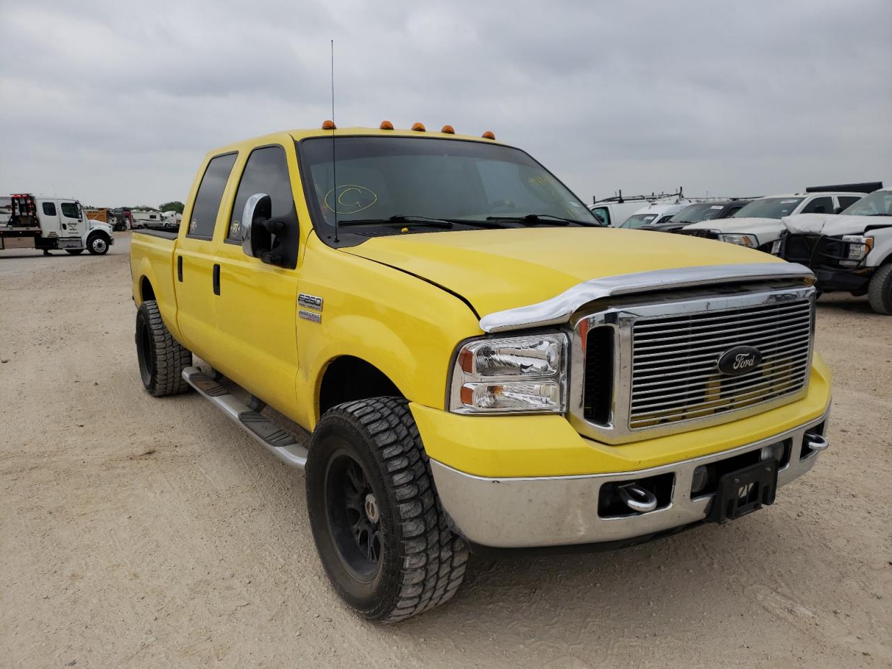 FORD F250 SUPER 2007 with VIN 1FTSW21P07EA90875 - Photo from auction
