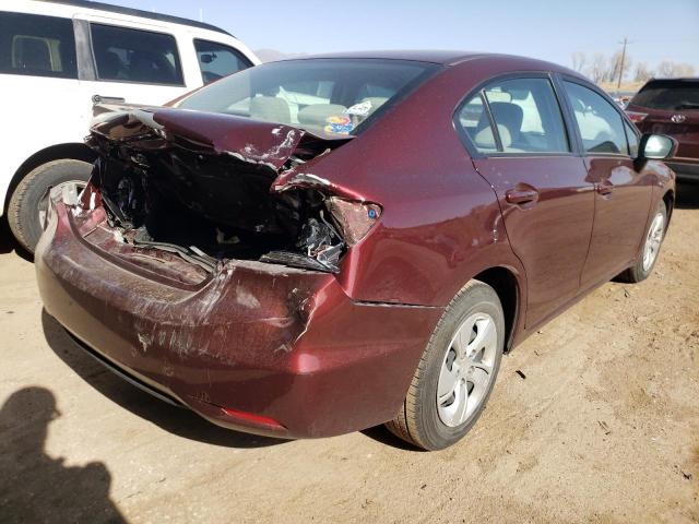 Photo 4 from auction – 2014 HONDA CIVIC LX with VIN 19XFB2F55EE075357