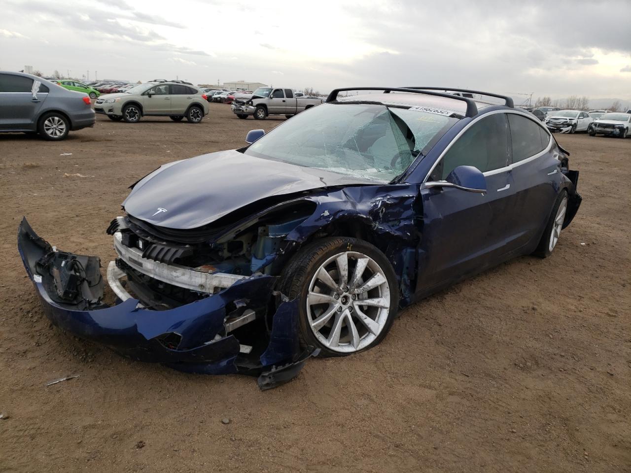 Photo 2 from auction – 2018 TESLA MODEL 3 with VIN 5YJ3E1EB8JF147751