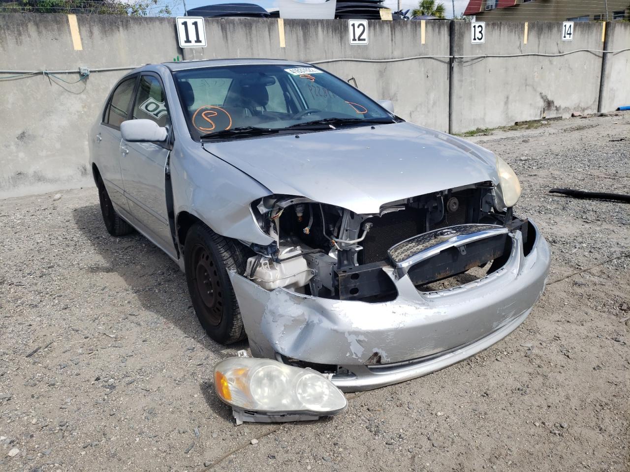 TOYOTA COROLLA CE 2007 with VIN JTDBR32E770114239 - Photo from auction