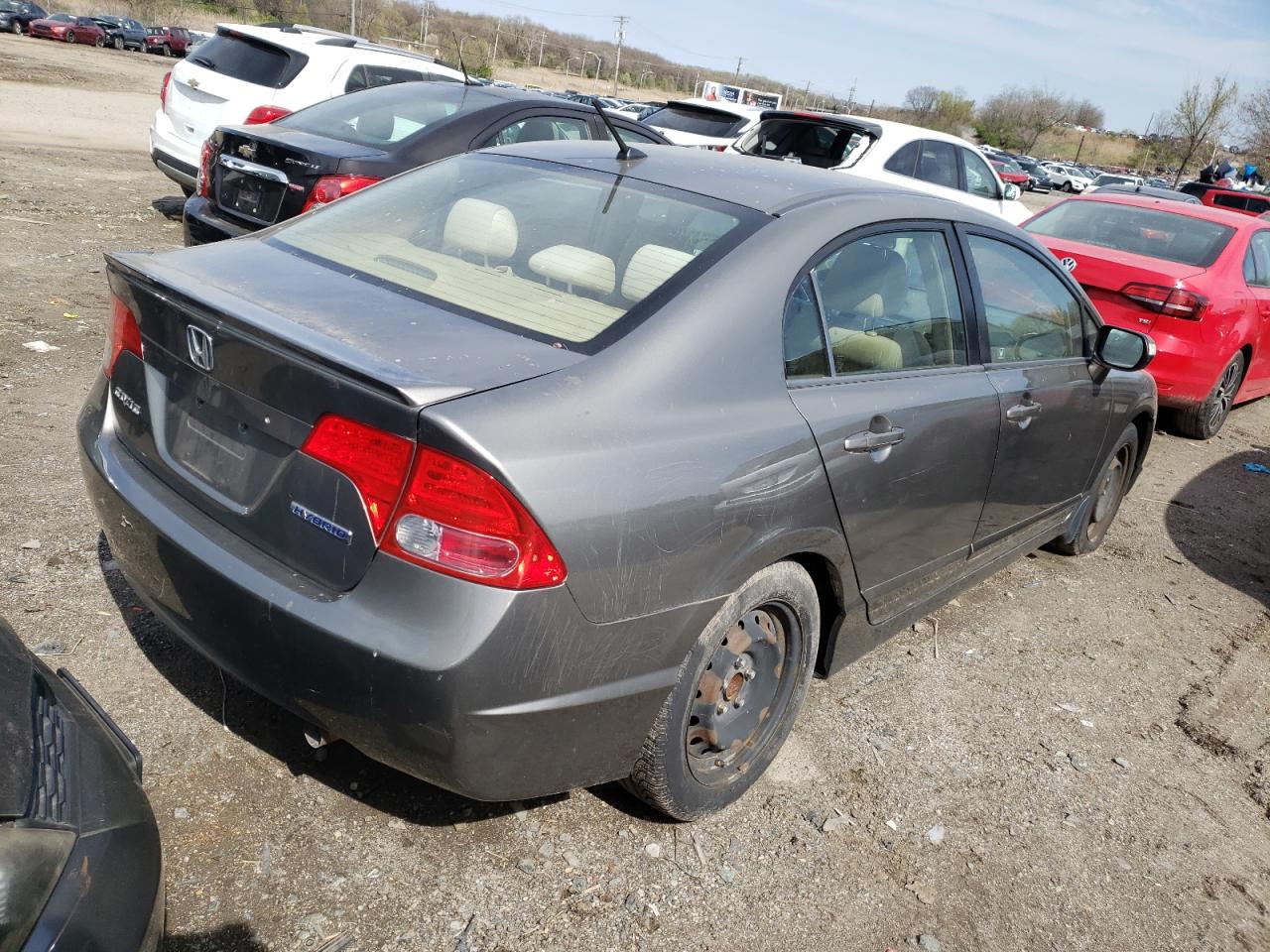 Photo 4 from auction – 2007 HONDA CIVIC HYBR with VIN JHMFA36267S008618