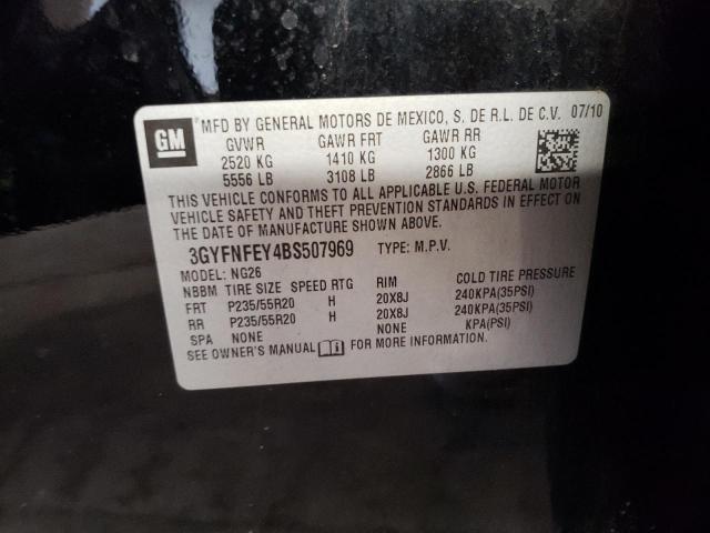 Photo 10 from auction – 2011 CADILLAC SRX PREMIU with VIN 3GYFNFEY4BS507969