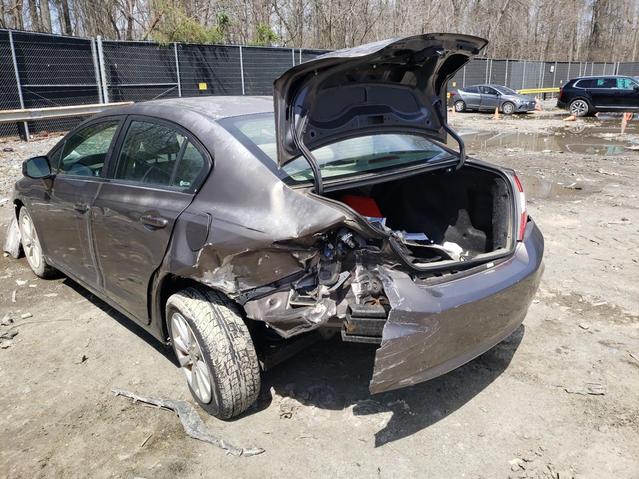 Photo 9 from auction – 2012 HONDA CIVIC EX with VIN 2HGFB2F8XCH565659