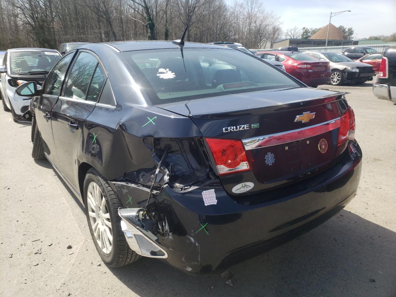Photo 3 from auction – 2014 CHEVROLET CRUZE ECO with VIN 1G1PH5SB8E7321908