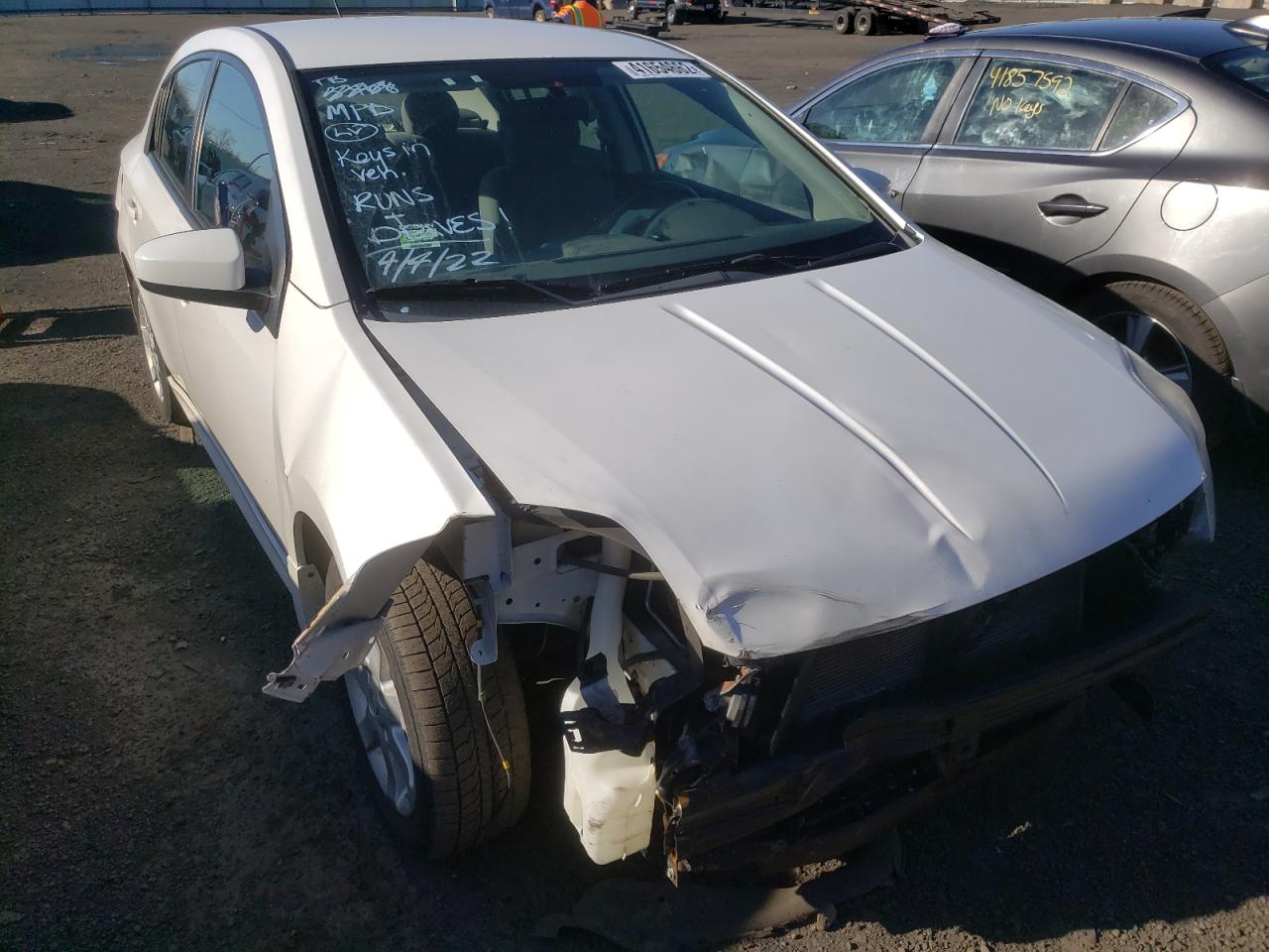 NISSAN SENTRA 2.0 2010 with VIN 3N1AB6AP1AL718628 - Photo from auction
