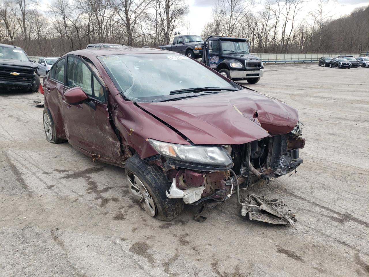 Photo 9 from auction – 2013 HONDA CIVIC LX with VIN 2HGFB2F57DH551869