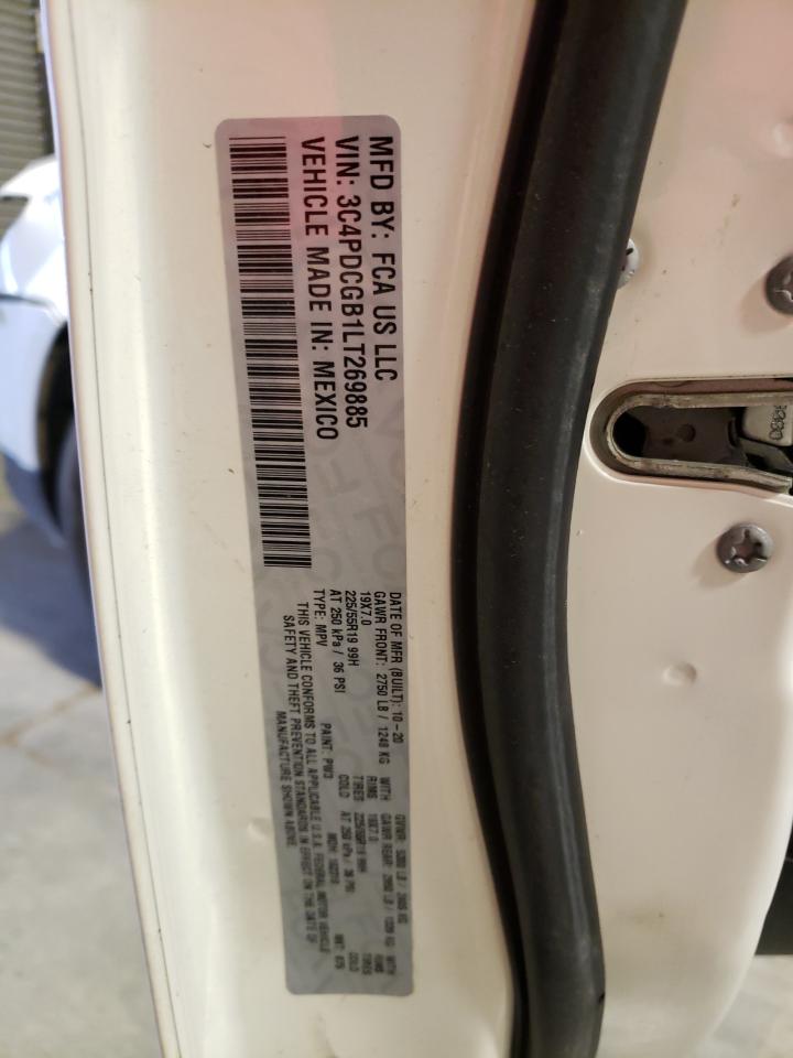 Photo 10 from auction – 2020 DODGE JOURNEY CR with VIN 3C4PDCGB1LT269885