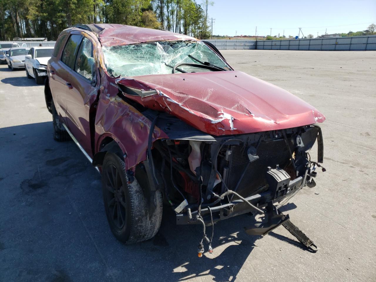 DODGE DURANGO SX 2014 with VIN 1C4RDJAG3EC428695 - Photo from auction