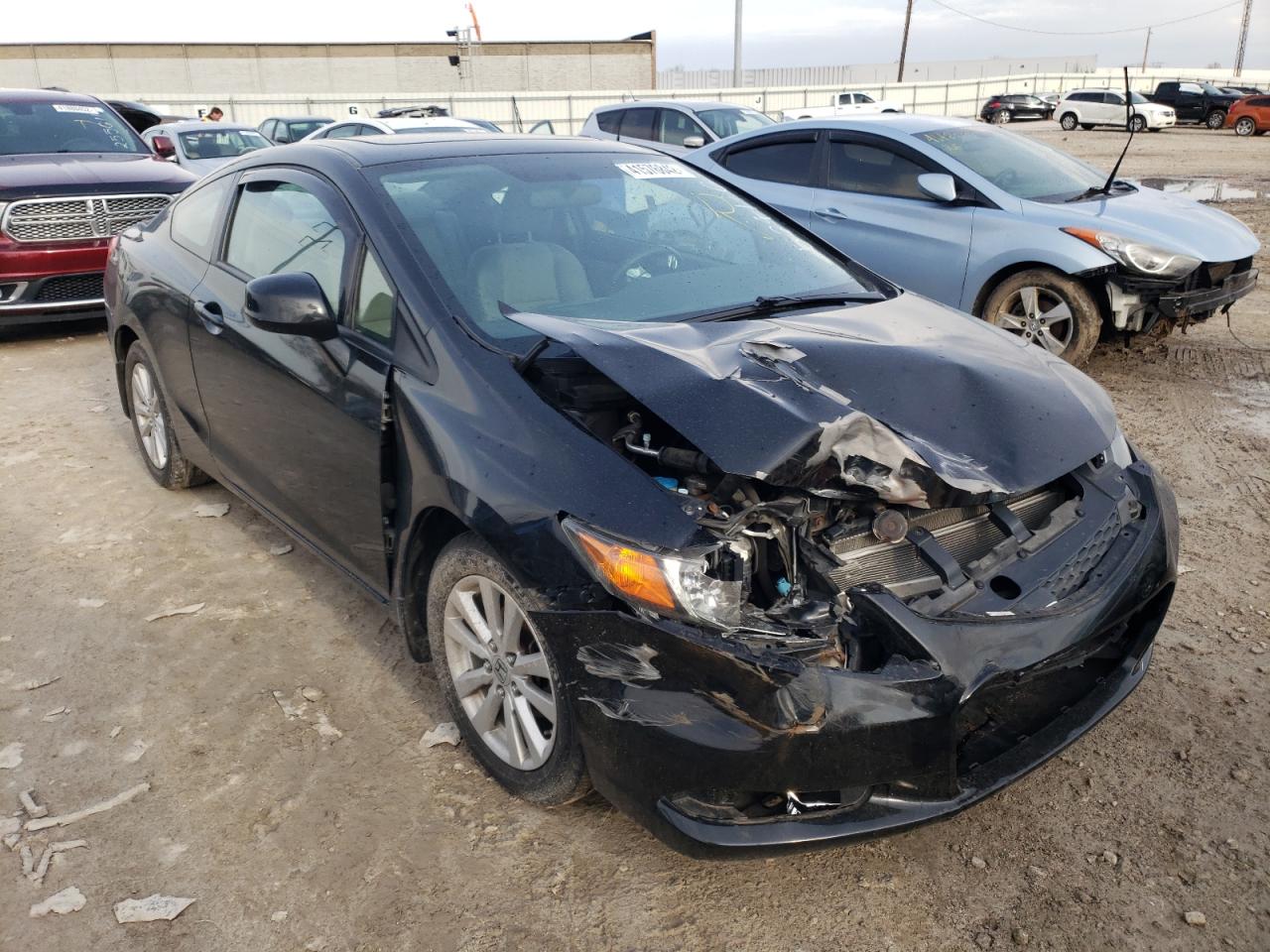 HONDA CIVIC EX 2012 with VIN 2HGFG3B84CH564116 - Photo from auction