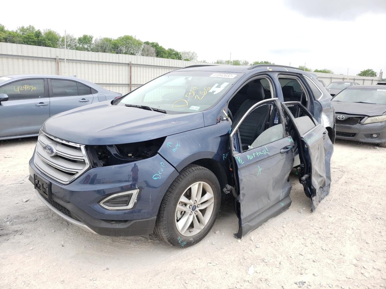 Photo 2 from auction – 2017 FORD EDGE SEL with VIN 2FMPK3J9XHBB19266