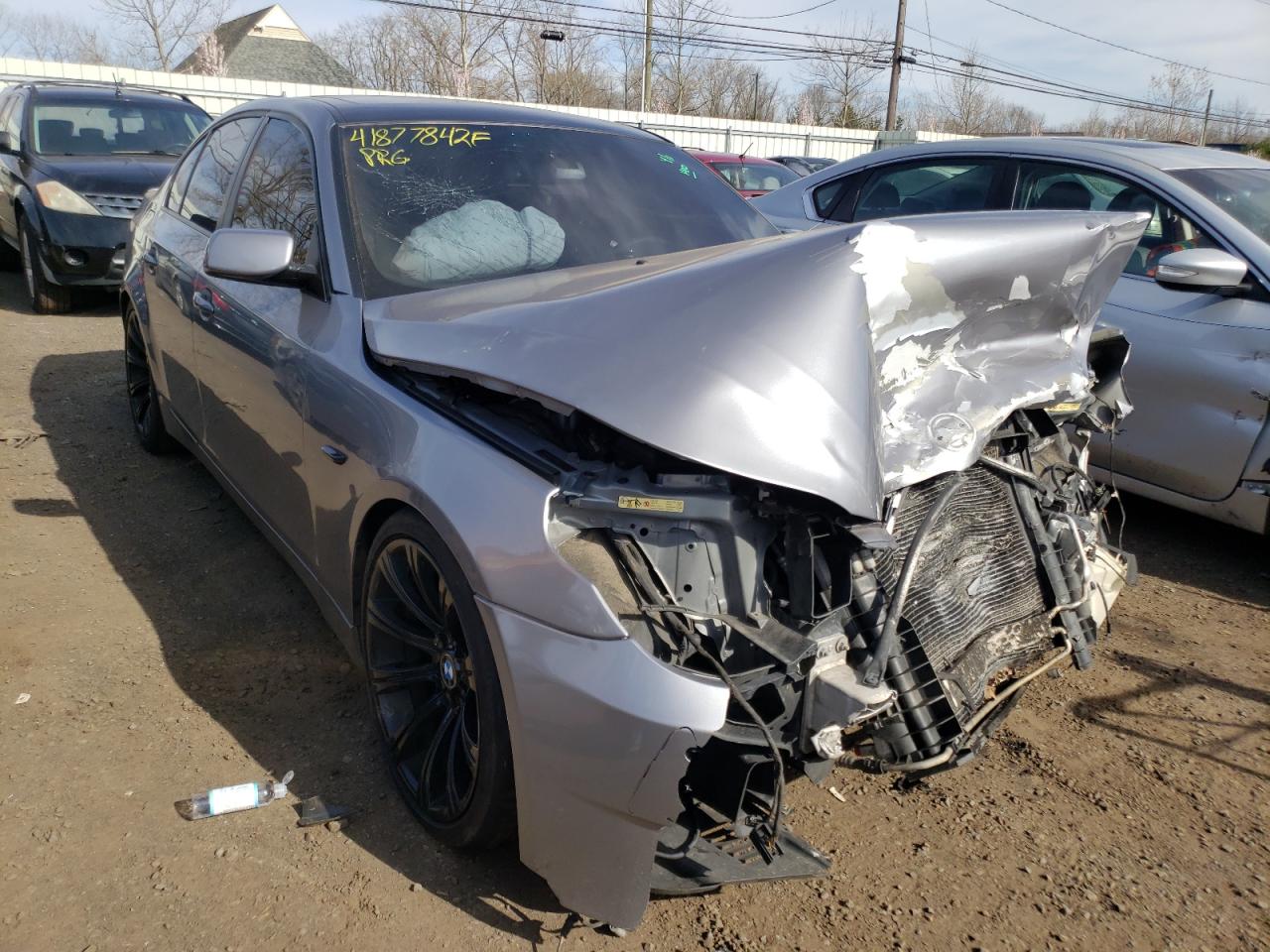 BMW 550 I 2007 with VIN WBANB535X7CN94073 - Photo from auction