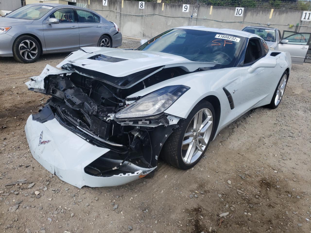 Photo 2 from auction – 2019 CHEVROLET CORVETTE S with VIN 1G1YD2D74K5117122
