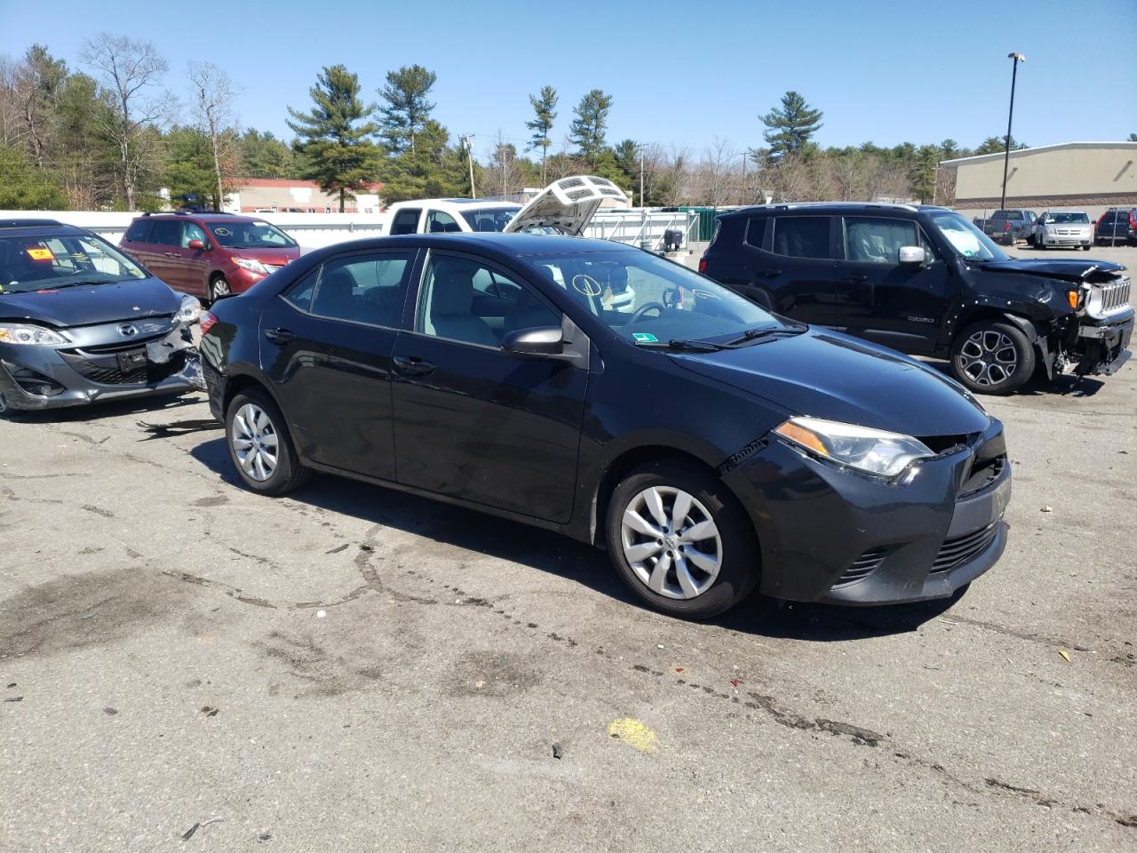 TOYOTA COROLLA L 2014 with VIN 2T1BURHE8EC103729 - Photo from auction