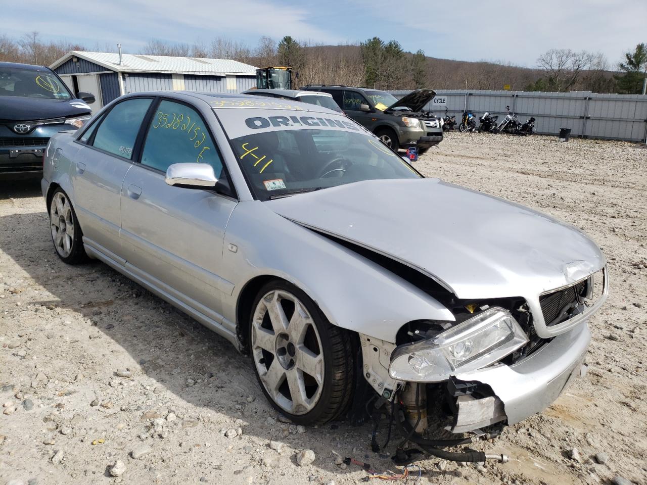 AUDI S4 2.7 QUA 2001 with VIN WAURD68D81A134673 - Photo from auction