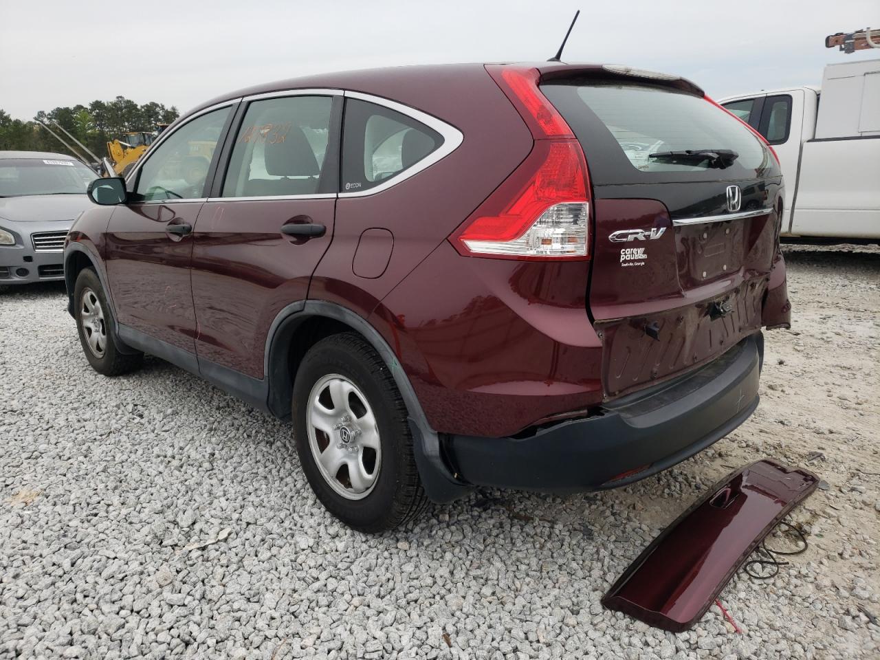 Photo 3 from auction – 2012 HONDA CR-V LX with VIN 5J6RM3H38CL021090