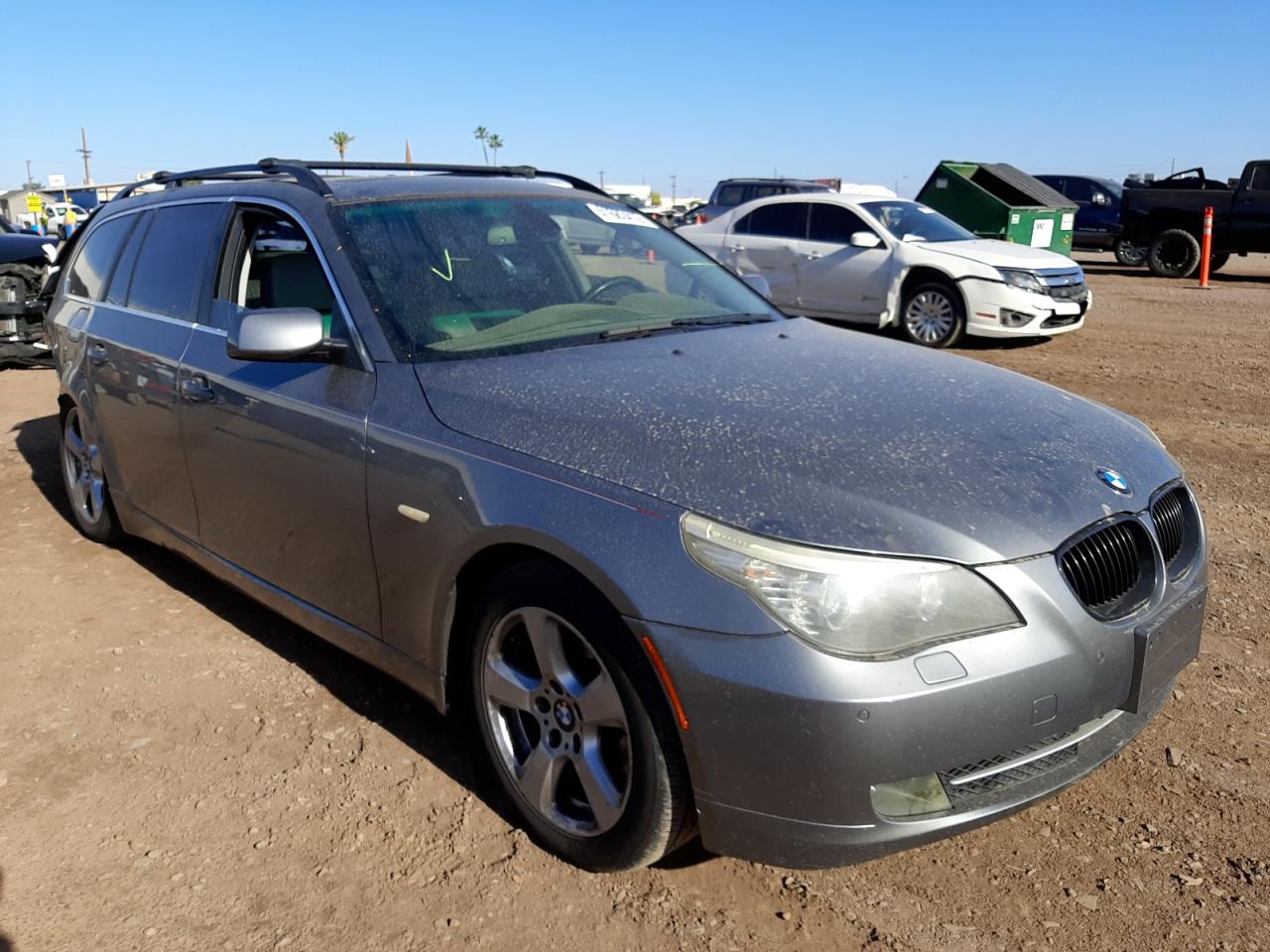 BMW 535 XI 2008 with VIN WBAPT735X8CX02288 - Photo from auction