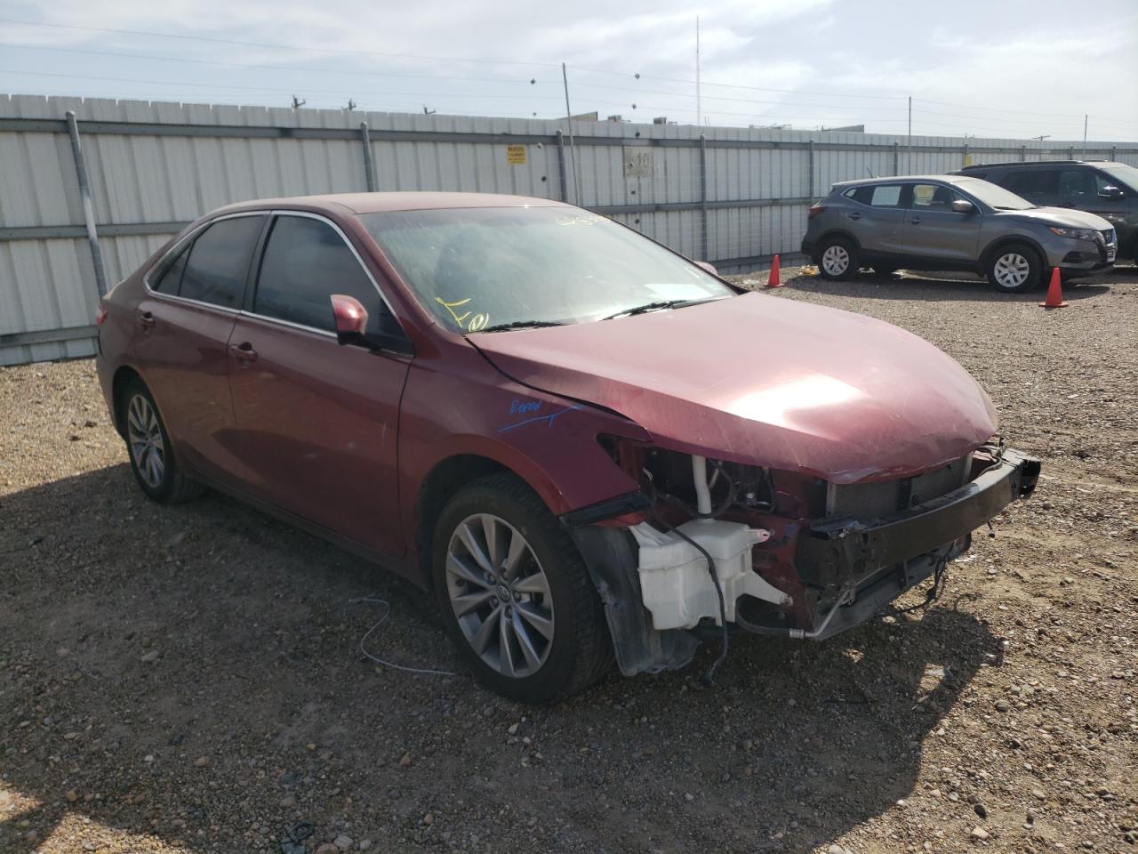 TOYOTA CAMRY LE 2017 with VIN 4T1BF1FK2HU787345 - Photo from auction