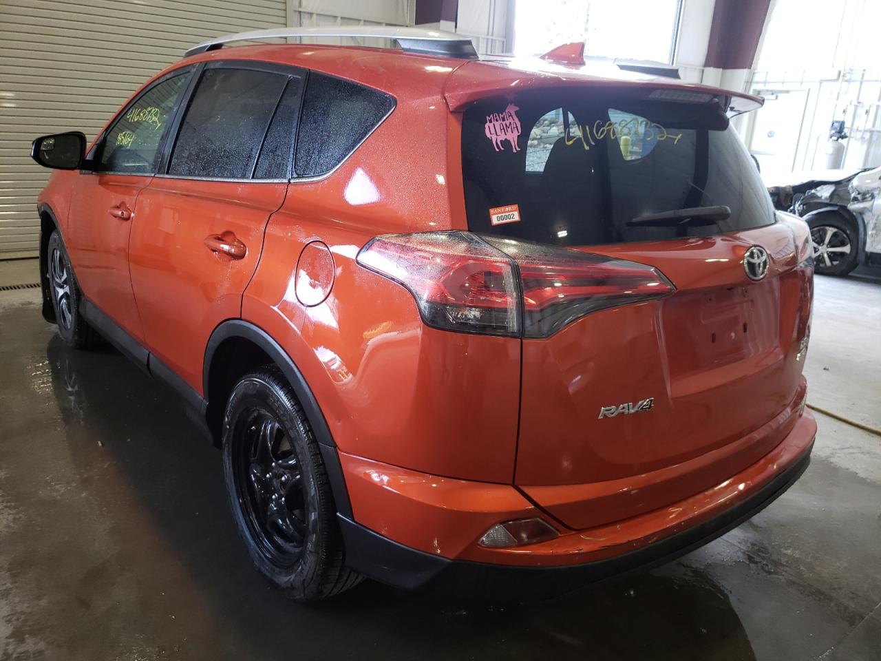 Photo 3 from auction – 2016 TOYOTA RAV4 LE with VIN 2T3BFREV4GW450868