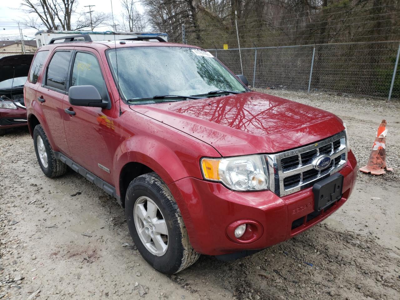 FORD ESCAPE XLT 2008 with VIN 1FMCU03Z58KE02328 - Photo from auction