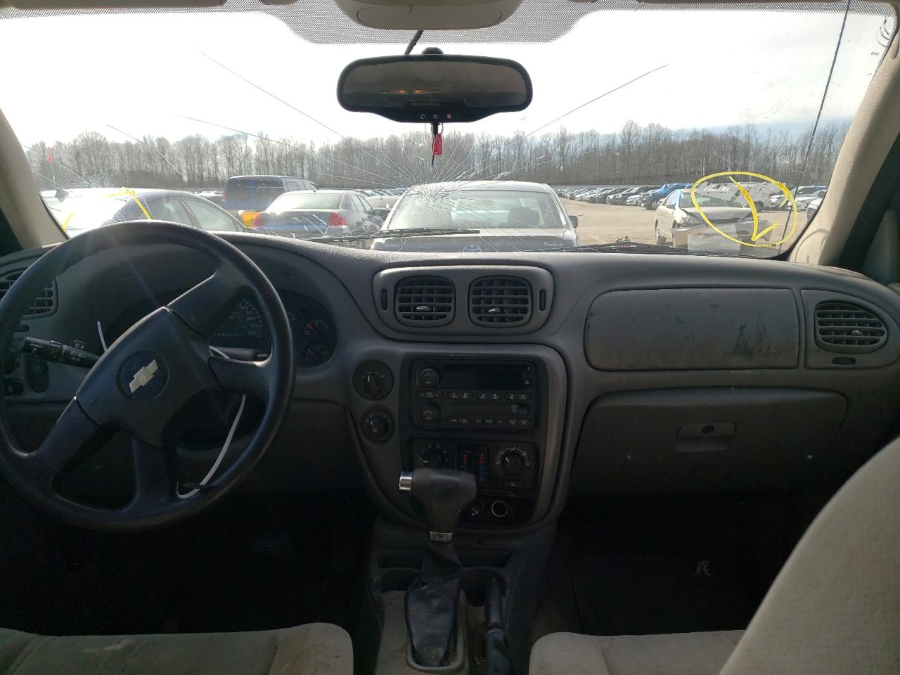 Photo 9 from auction – 2008 CHEVROLET TRAILBLAZE with VIN 1GNDT13S082237543