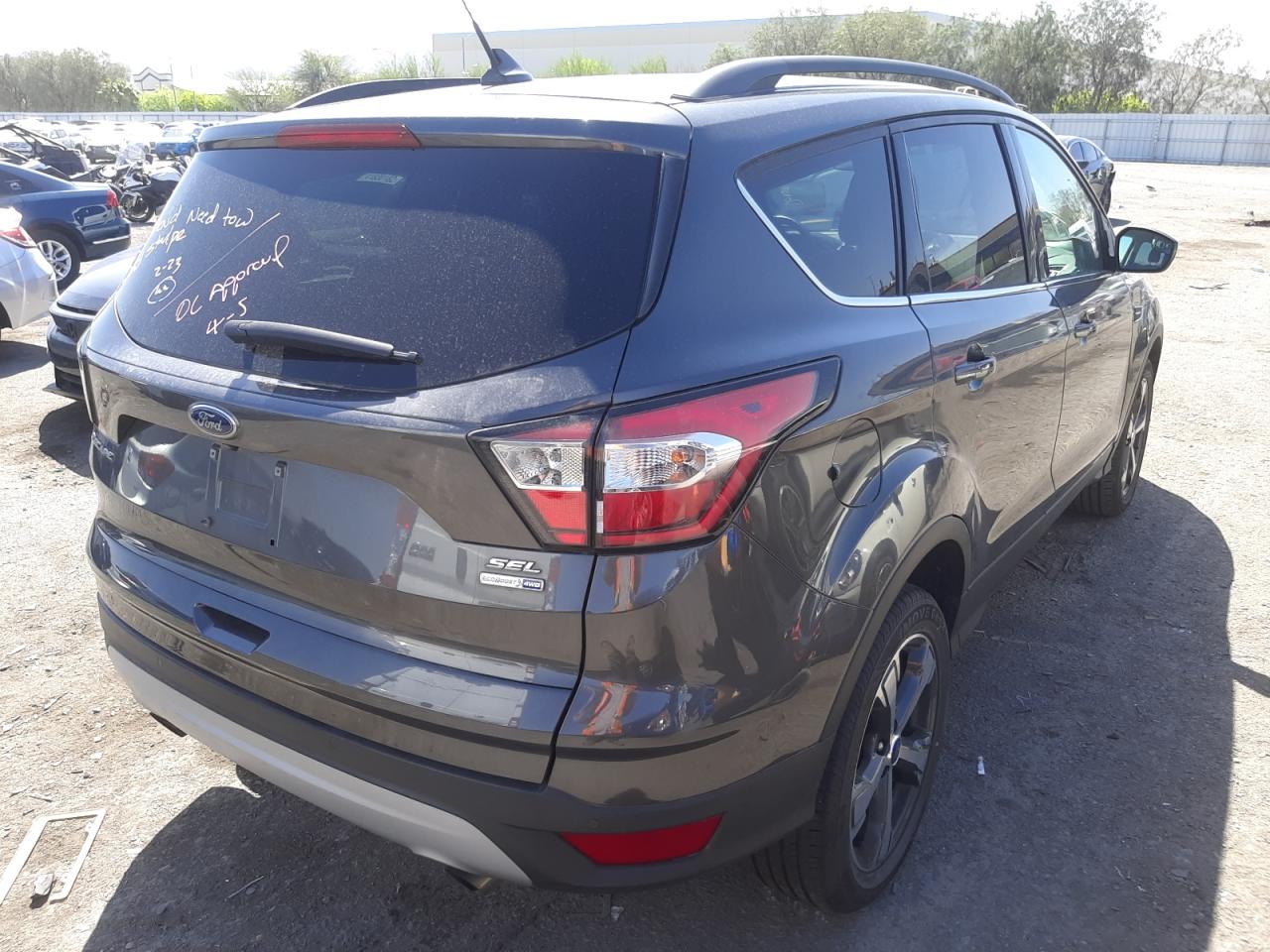 Photo 4 from auction – 2018 FORD ESCAPE SEL with VIN 1FMCU9HD7JUC79630