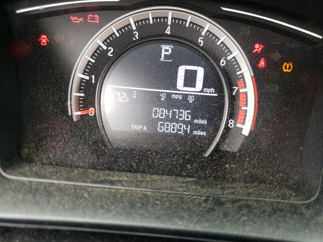 Photo 8 from auction – 2017 HONDA CIVIC LX with VIN 2HGFC4B59HH308536