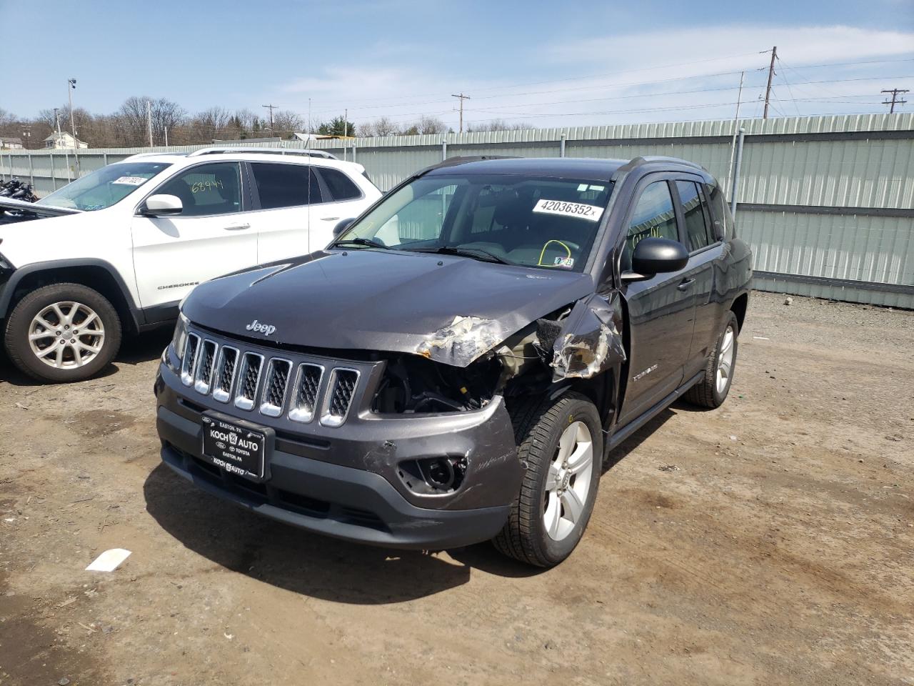 Photo 2 from auction – 2015 JEEP COMPASS SP with VIN 1C4NJDBB2FD214711