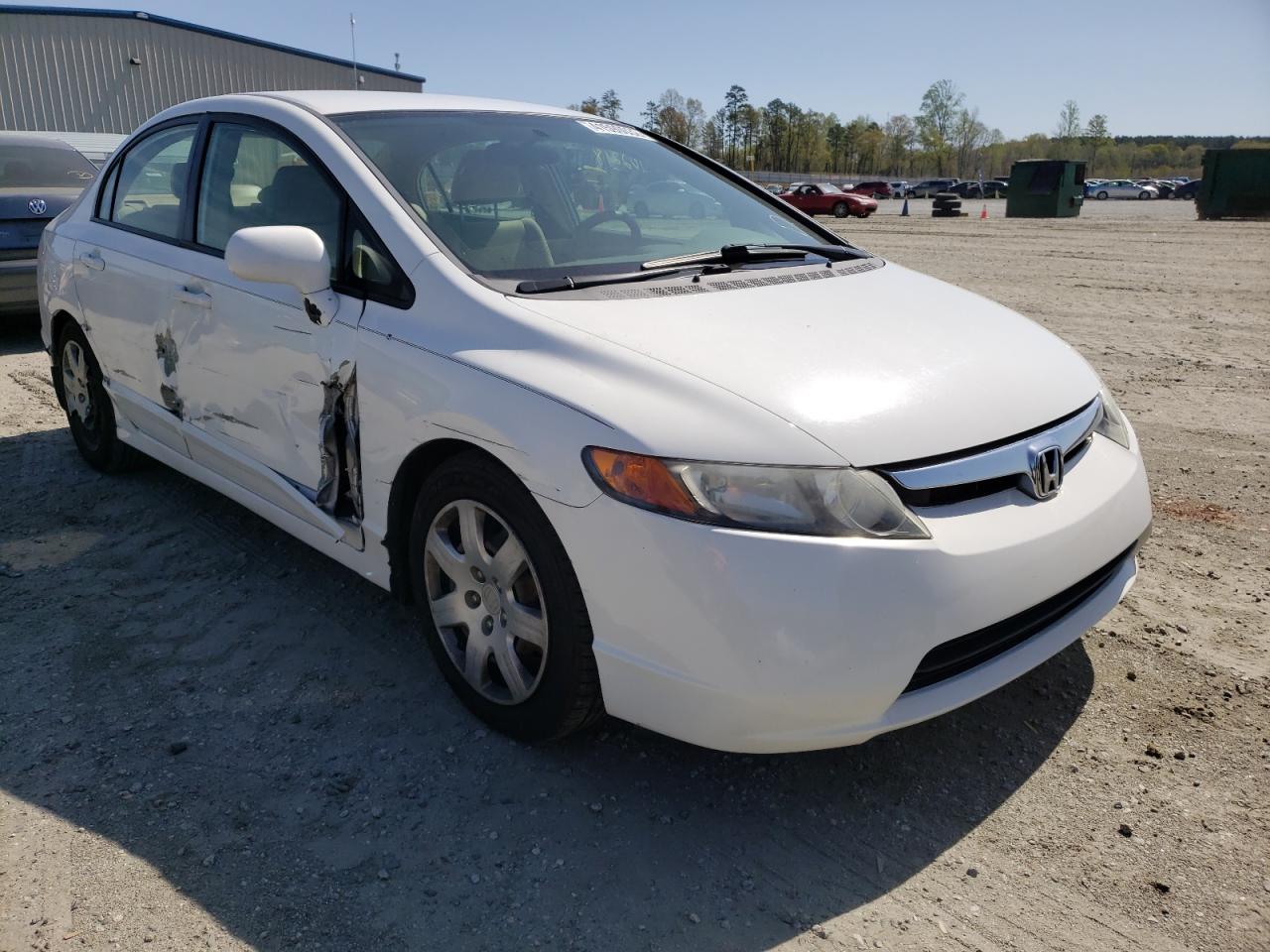 HONDA CIVIC LX 2008 with VIN 2HGFA16558H357831 - Photo from auction
