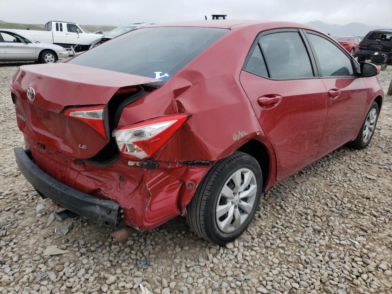 Photo 4 from auction – 2014 TOYOTA COROLLA L with VIN 5YFBURHE6EP144070