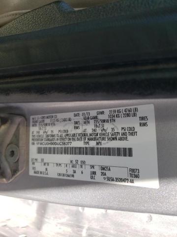 Photo 10 from auction – 2013 FORD ESCAPE SEL with VIN 1FMCU0H90DUC56377