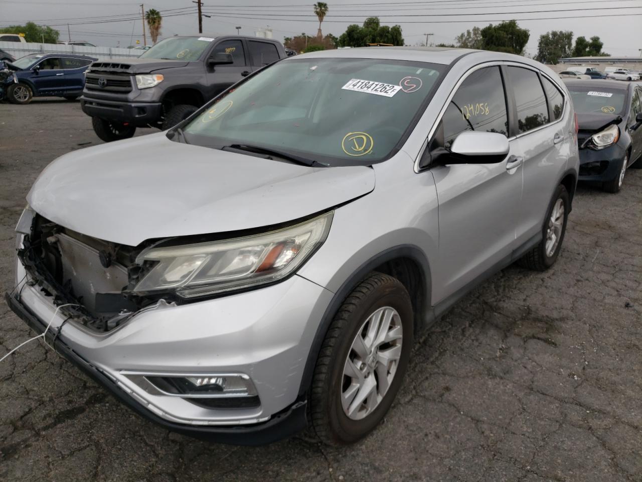 Photo 2 from auction – 2015 HONDA CR-V EX with VIN 3CZRM3H59FG707089