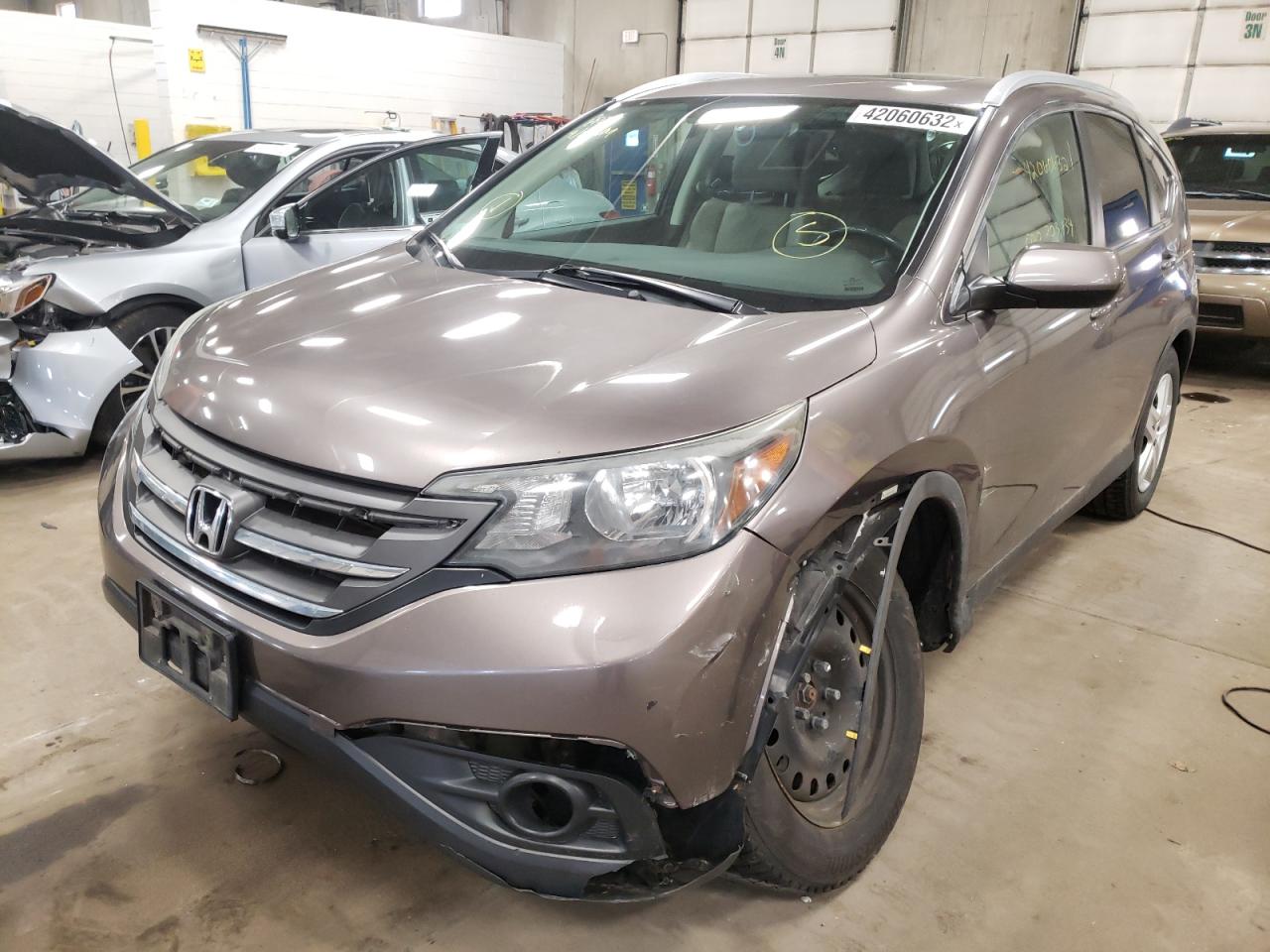Photo 2 from auction – 2012 HONDA CR-V EXL with VIN 5J6RM4H77CL001678