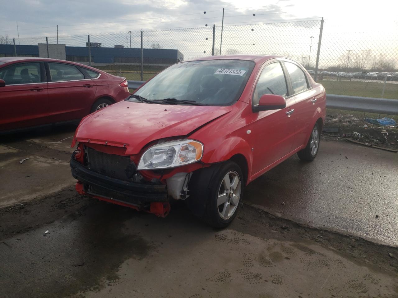 Photo 2 from auction – 2008 CHEVROLET AVEO LT with VIN KL1TG56668B084012