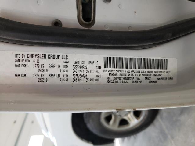 Photo 10 from auction – 2011 DODGE RAM 1500 with VIN 1D7RV1CTXBS665702